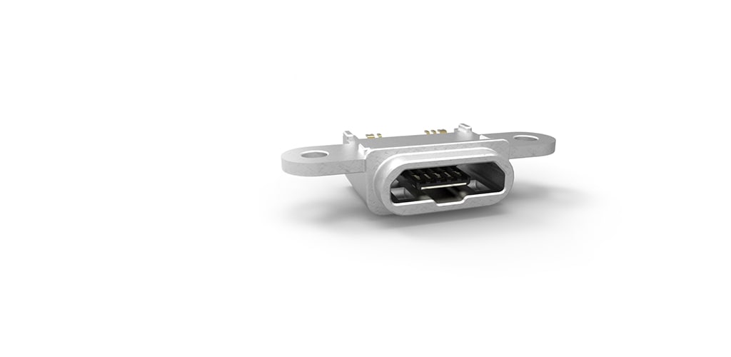 Conector microUSB 2.0 impermeable